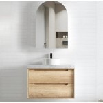 Byron Natural Oak Wall Hung Vanity 750 Cabinet Only